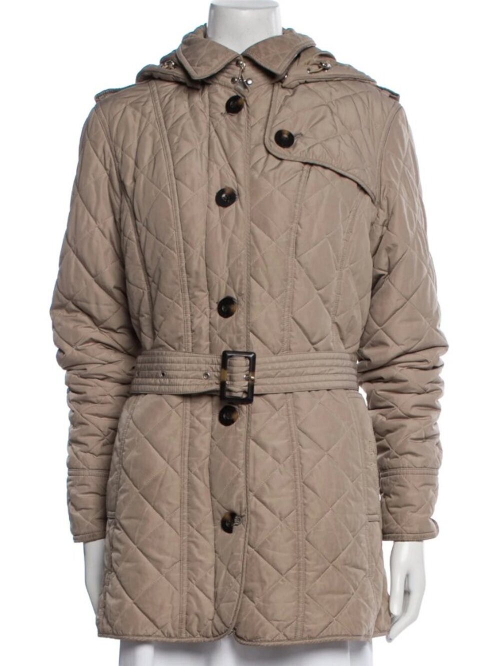 Barbour Puffer Trench Coat NWOT 14